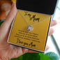 To My Mom - For all the times-Love Knot Necklace 019a