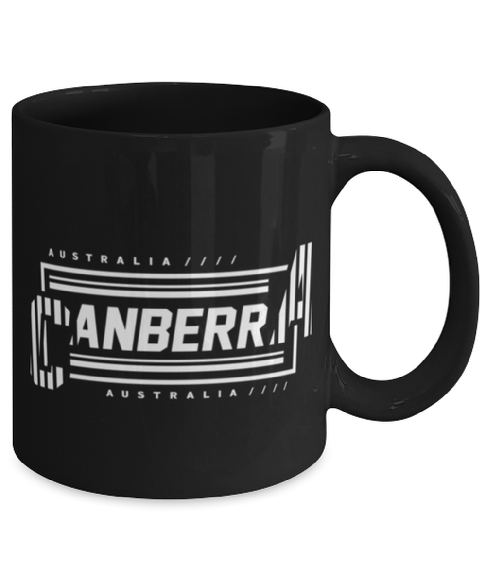 Canberra, black Coffee Mug, Coffee Cup 11oz. Model 60082