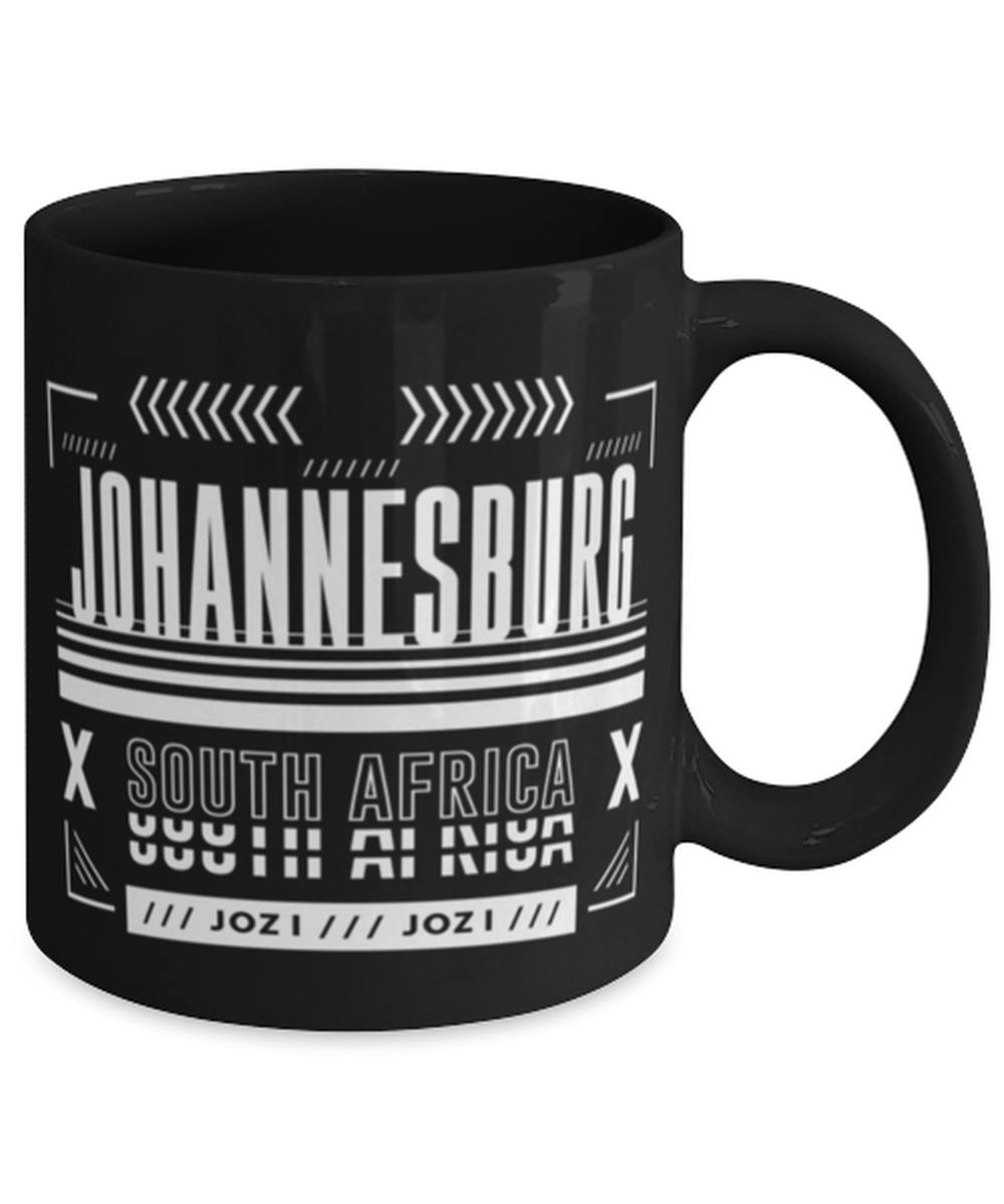 Johannesburg, black Coffee Mug, Coffee Cup 11oz. Model 60082