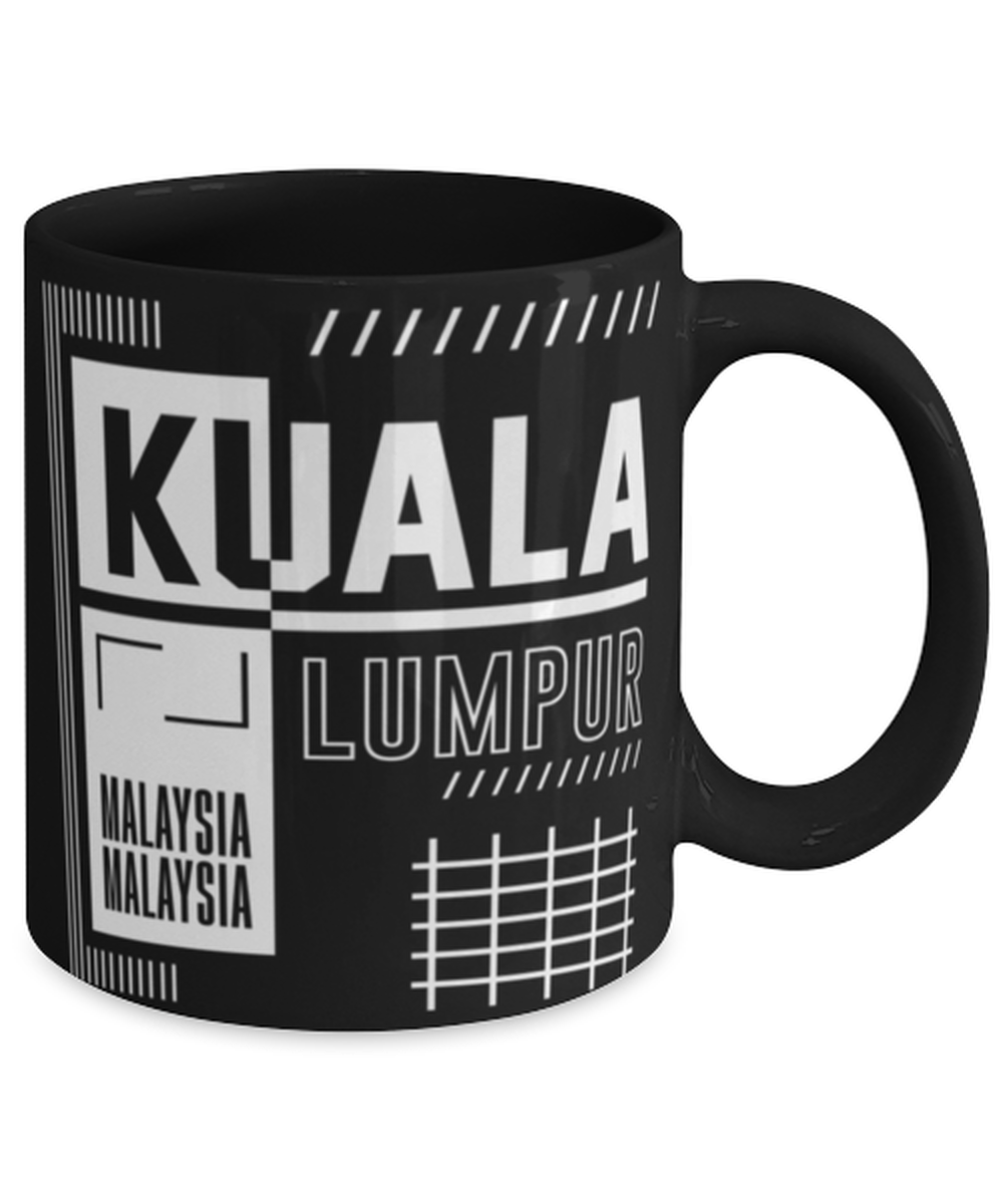 Kuala Lumpur, black Coffee Mug, Coffee Cup 11oz. Model 60082