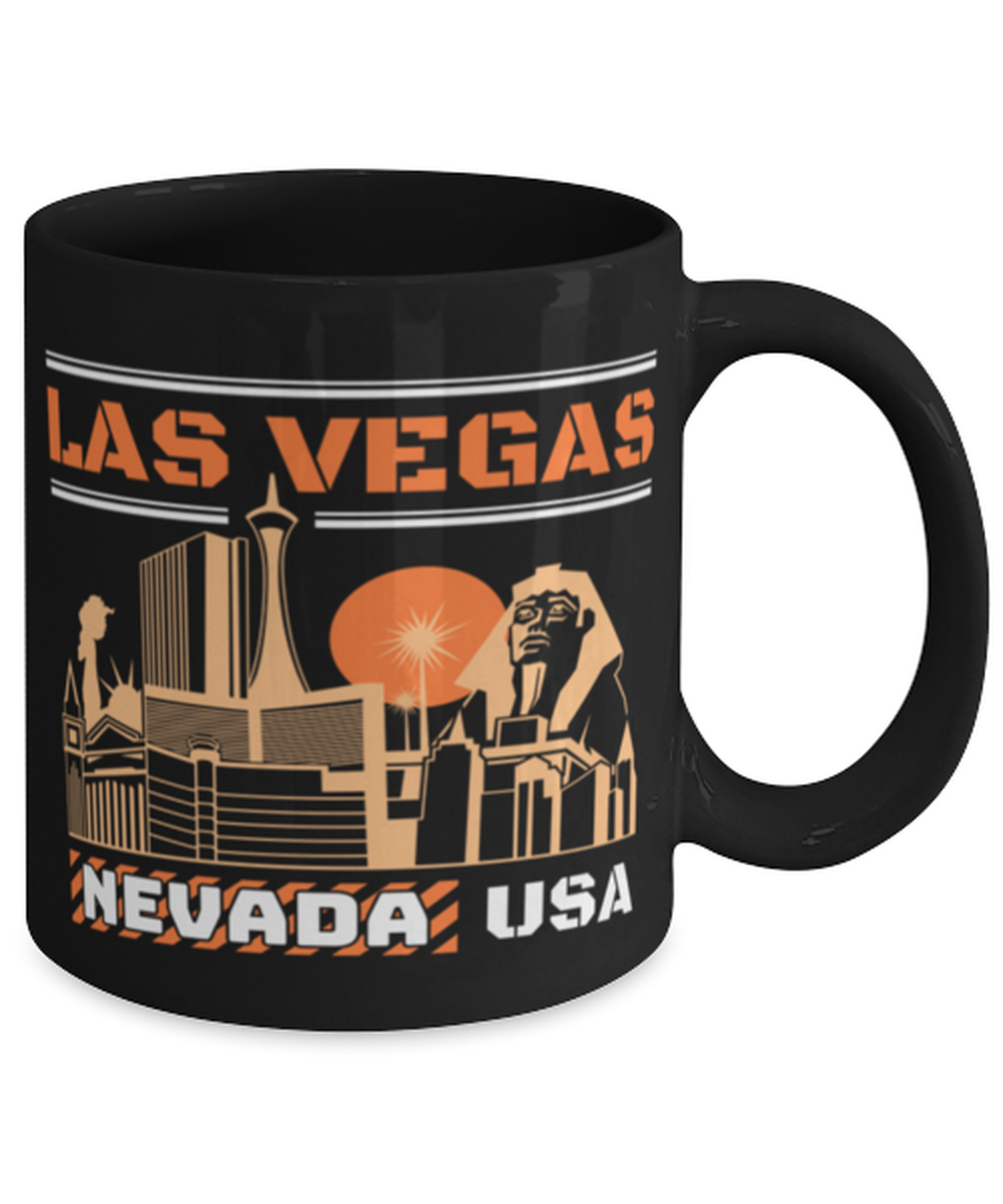 Las Vegas, black Coffee Mug, Coffee Cup 11oz. Model 60082