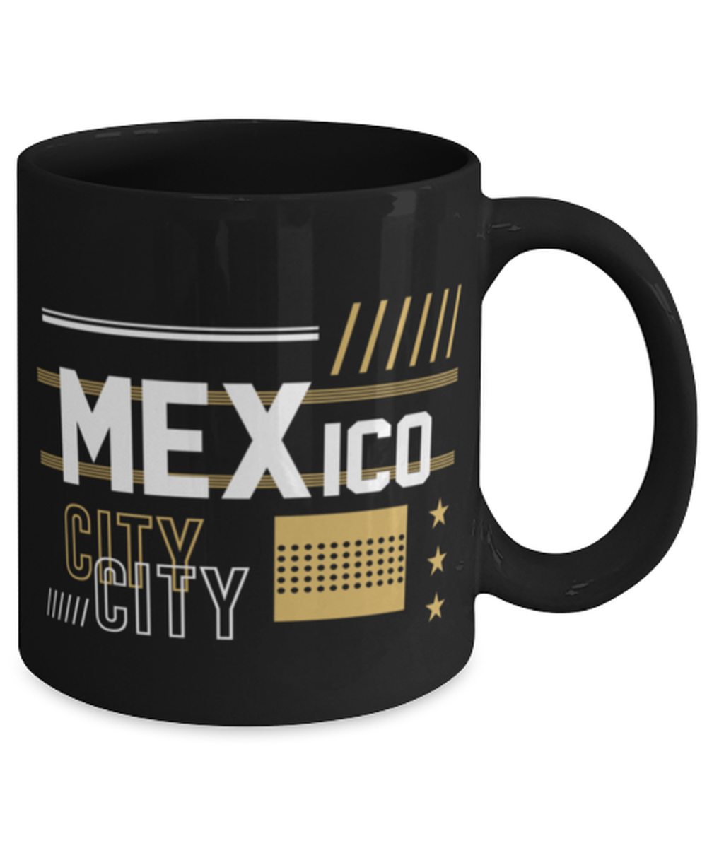 Mexico City, black Coffee Mug, Coffee Cup 11oz. Model 60082