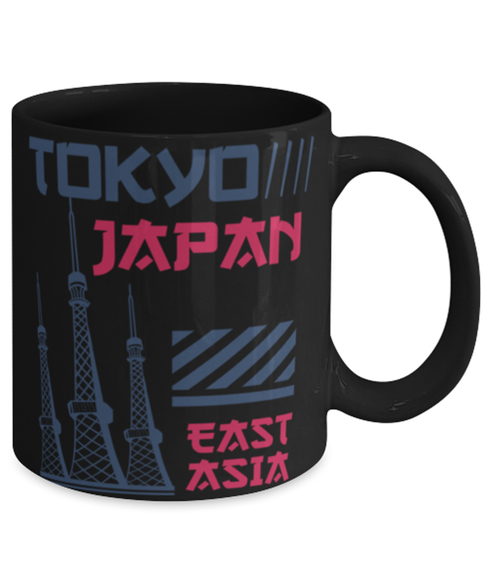 Tokyo 2, black Coffee Mug, Coffee Cup 11oz. Model 60082