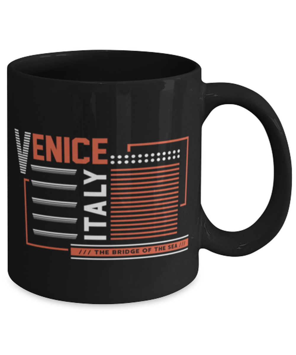 Venice, black Coffee Mug, Coffee Cup 11oz. Model 60082