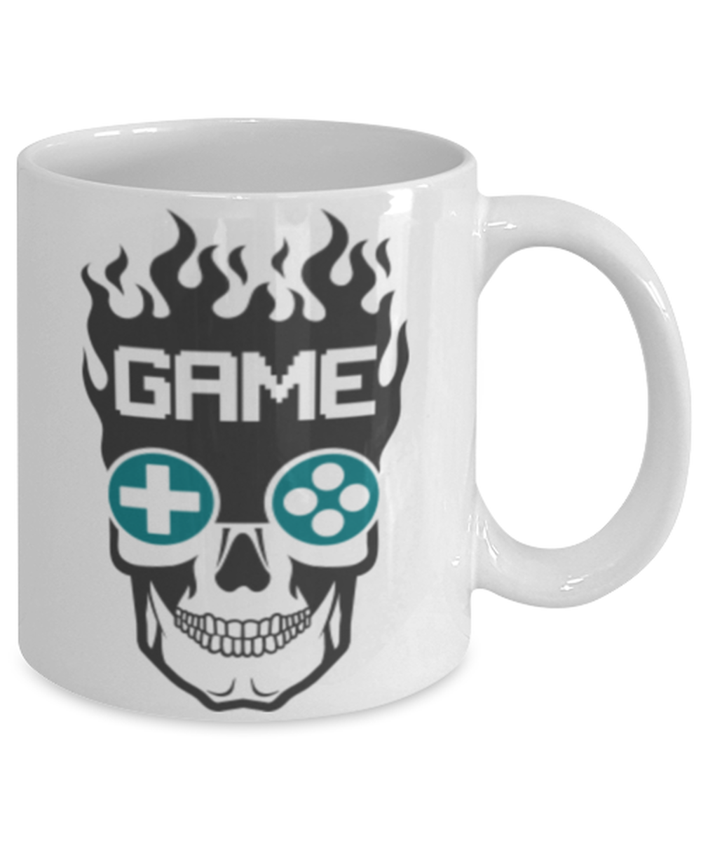 game, white Coffee Mug, Coffee Cup 11oz. Model 60089