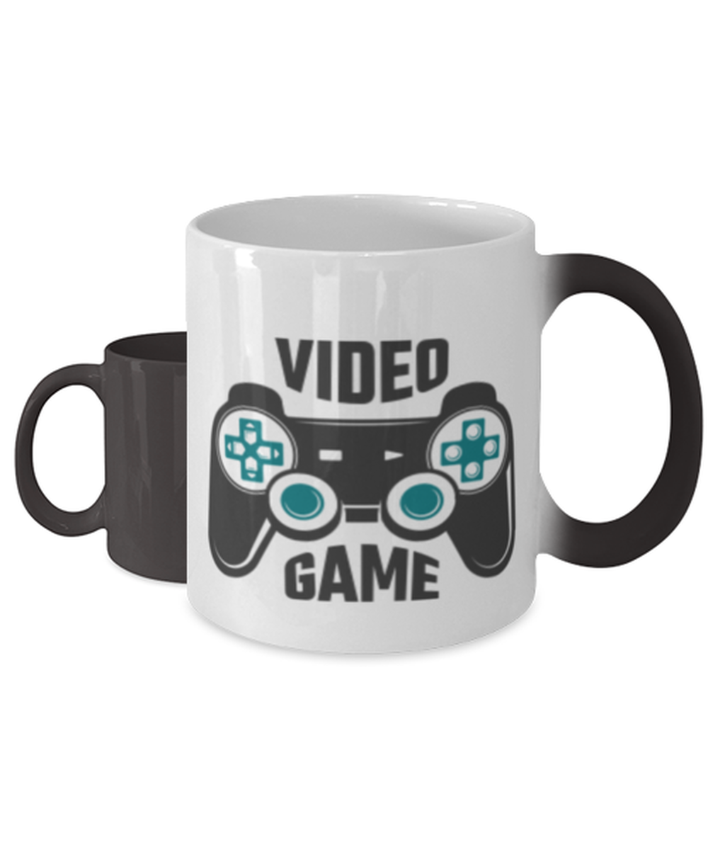 video game, Heat Sensitive Color Changing Coffee Mug, Magic Coffee Cup. Model 60089