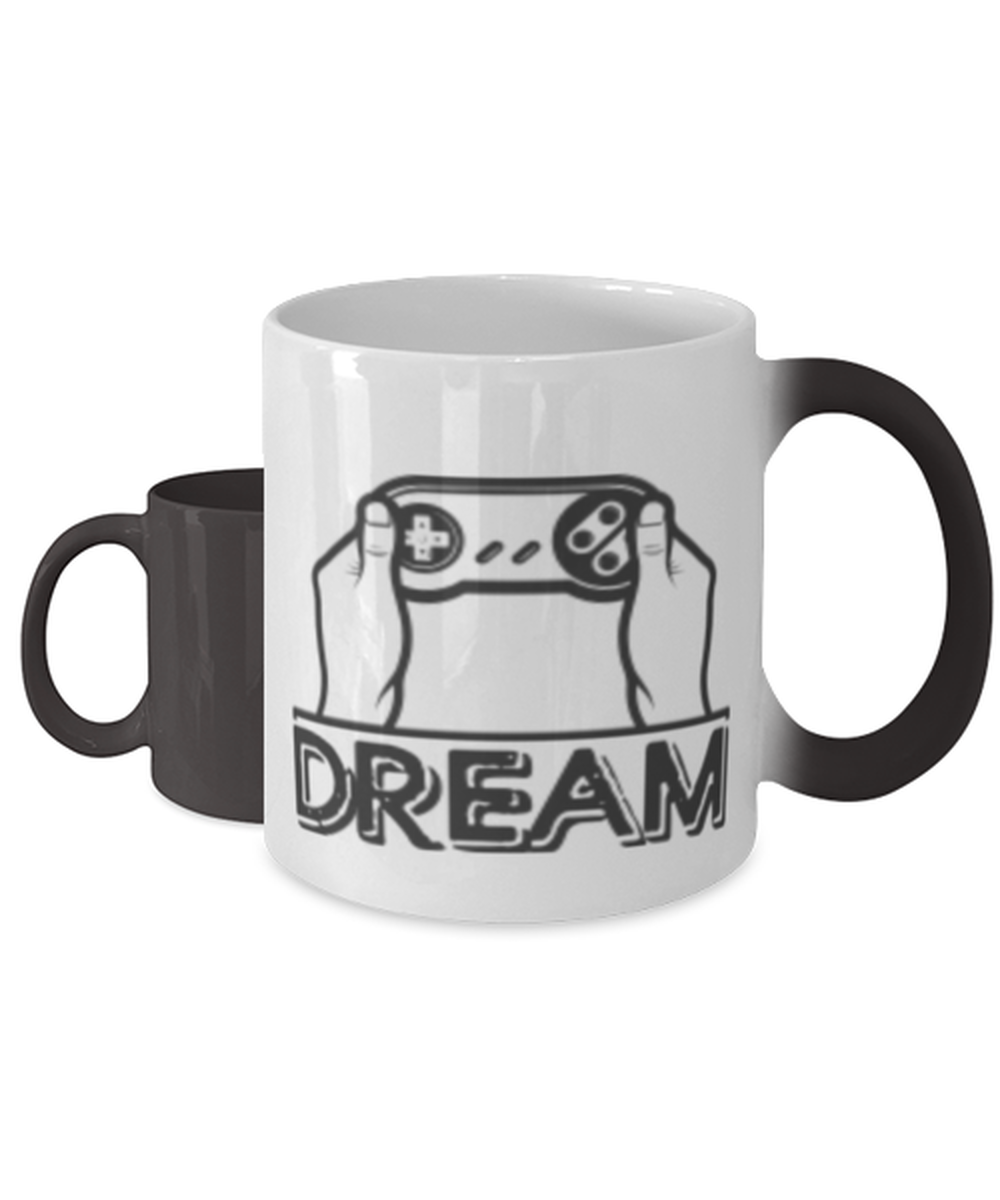 dream gaming, Heat Sensitive Color Changing Coffee Mug, Magic Coffee Cup. Model 60089