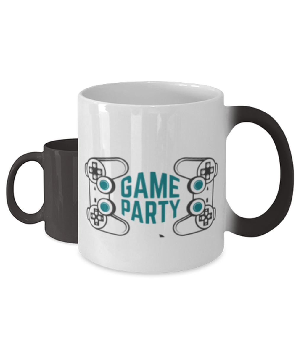 game party, Heat Sensitive Color Changing Coffee Mug, Magic Coffee Cup. Model 60089