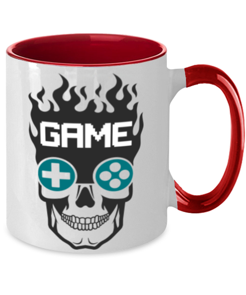 game, red Two Tone Coffee Mug. Model 60089