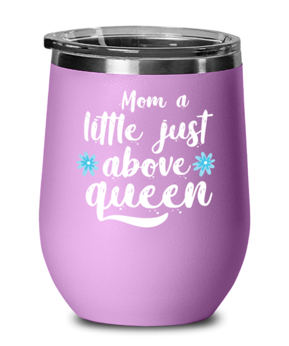Mom a little just above queen1, light purple Wineglass. Model 60043