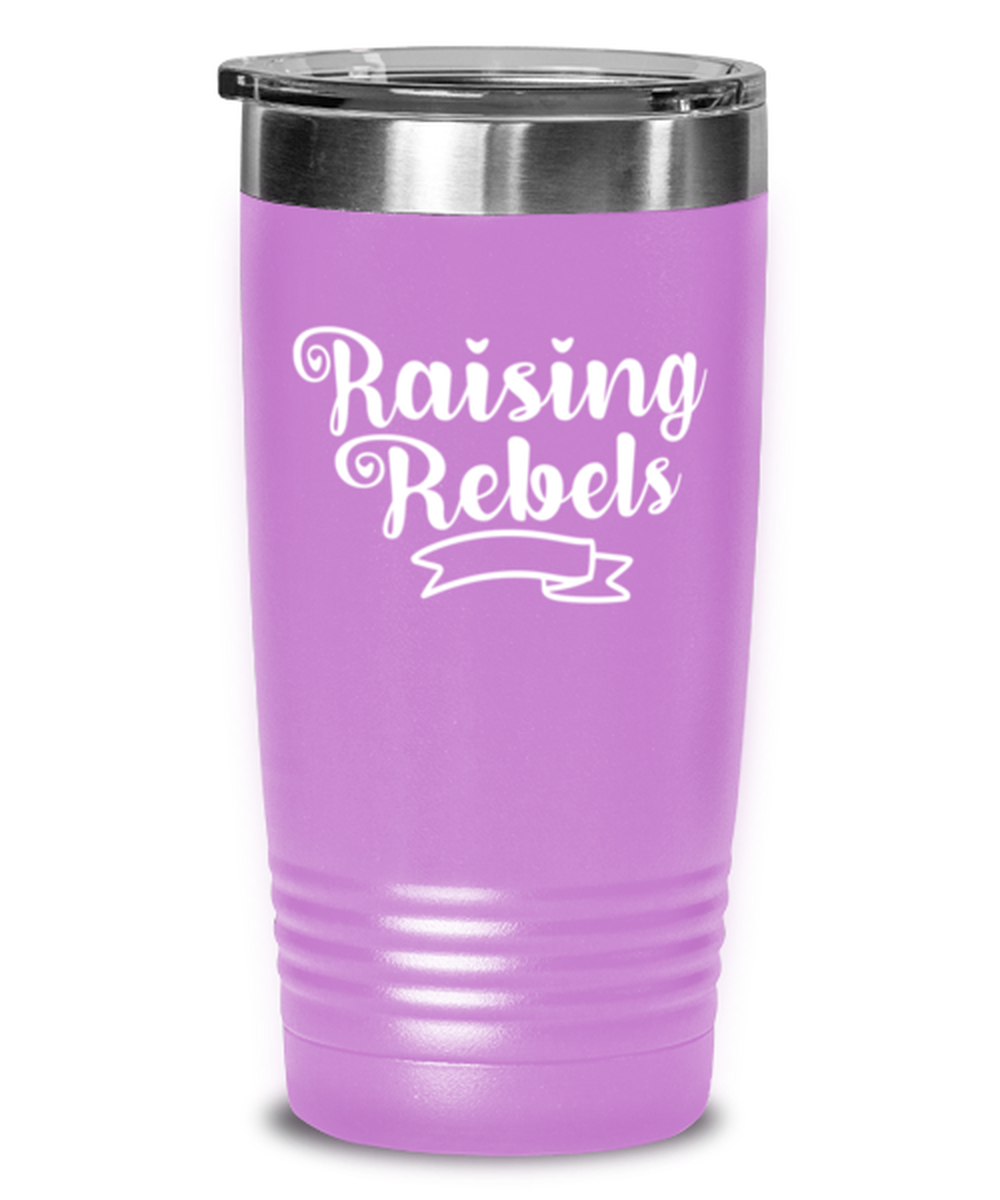 Raising Rebels, light purple Tumbler 20oz. Model 60046