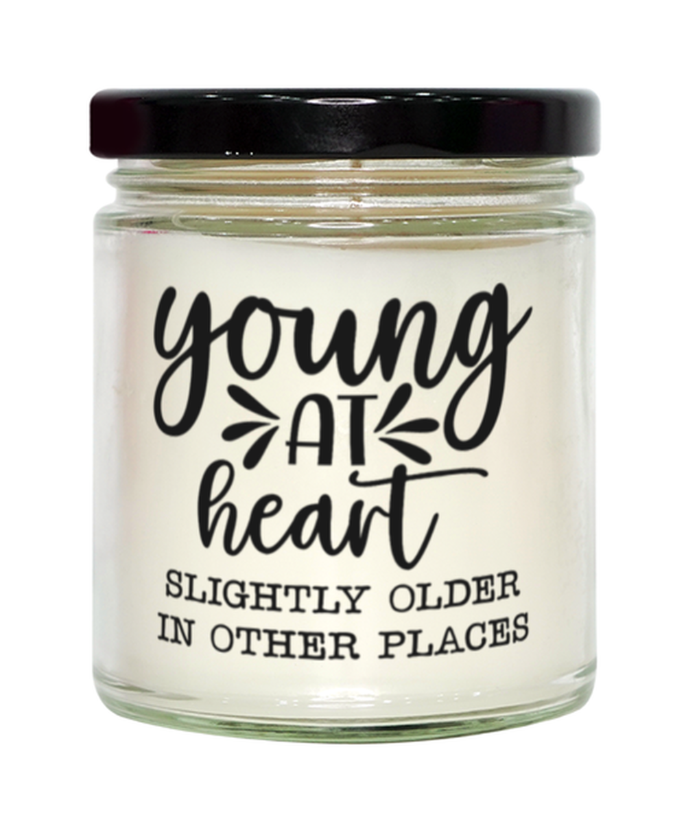 Young at heart slightly older in other places, Vanilla candle. Model 60048