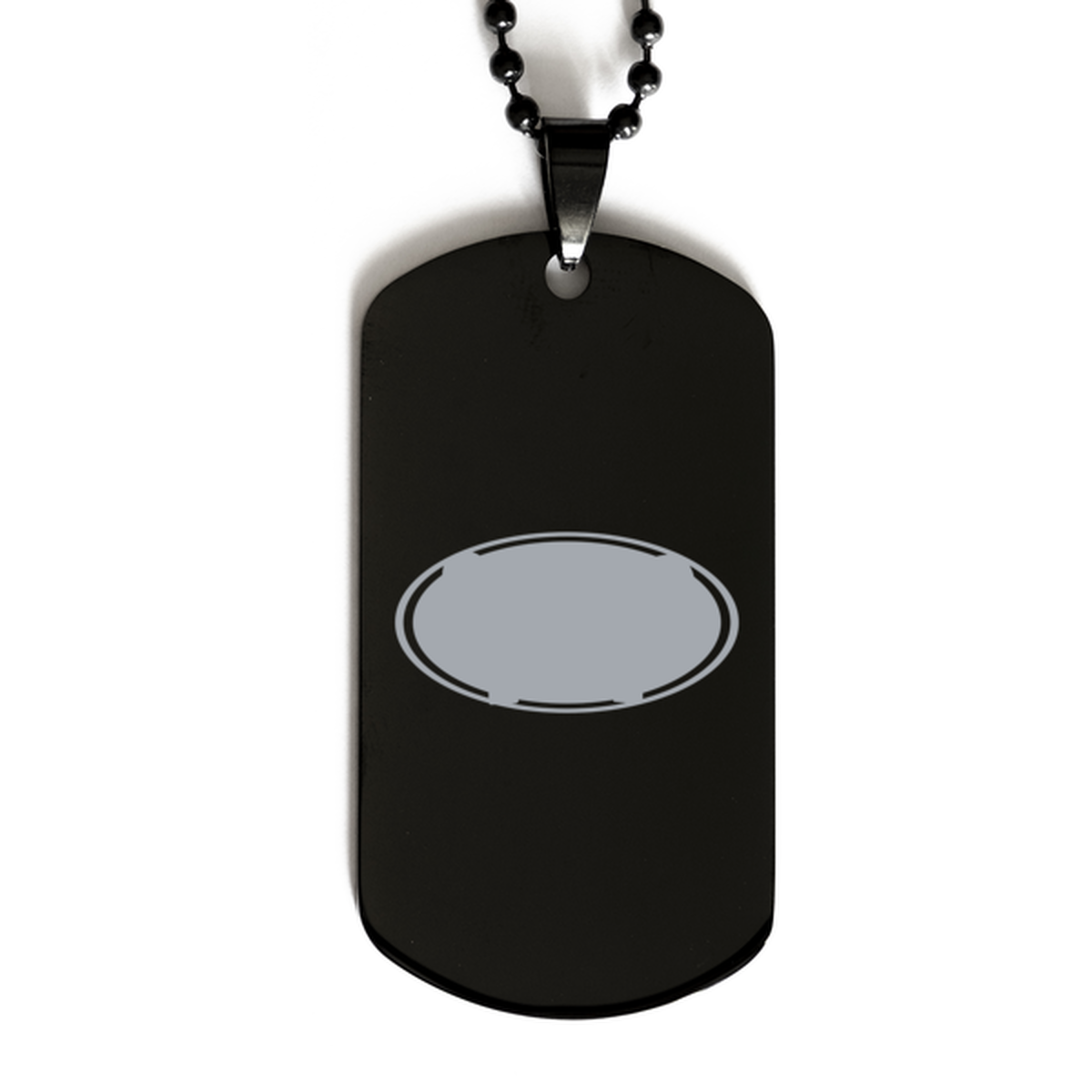 Spread Love, Black Dog Tag Bracelet. Model 60060