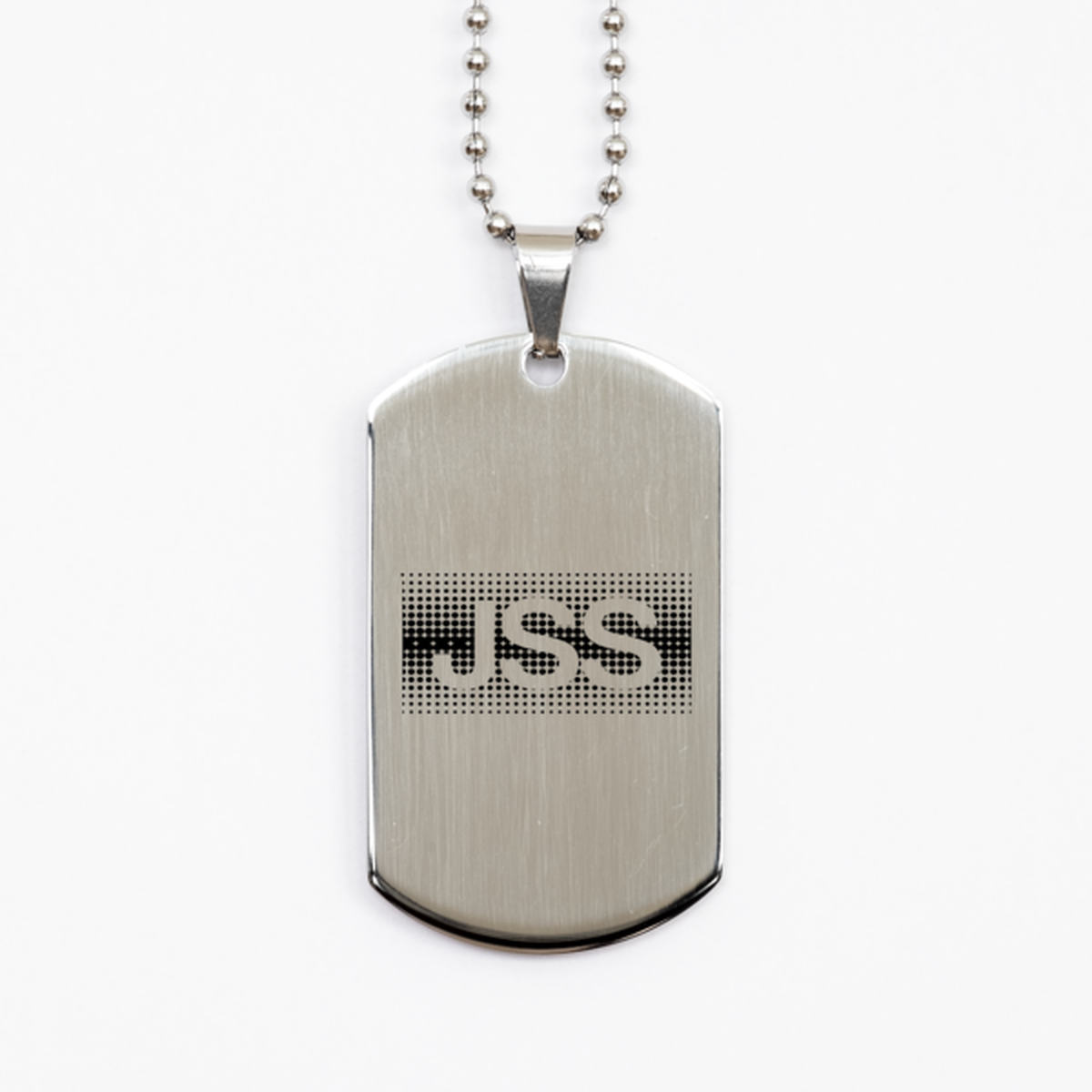 Jss, Silver Dog Tag Bracelet. Model 60061