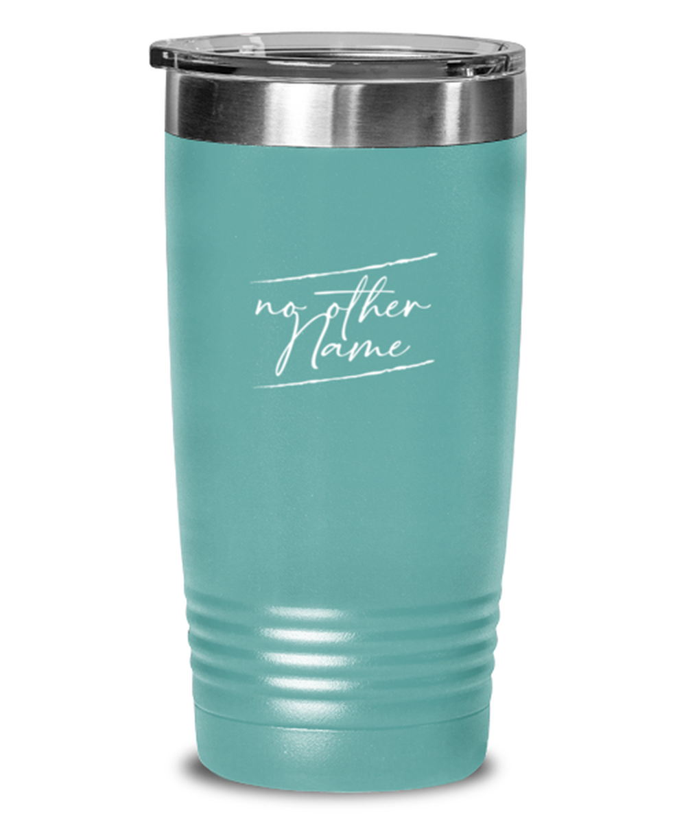 No Mather Name, teal tumbler. Model 60064