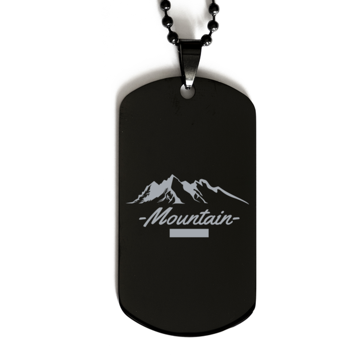 Mountain Expedition, Black Dog Tag. Model 60068