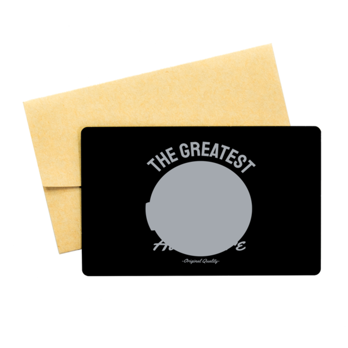 The Greatest Adventure, Black Aluminum Card. Model 60070