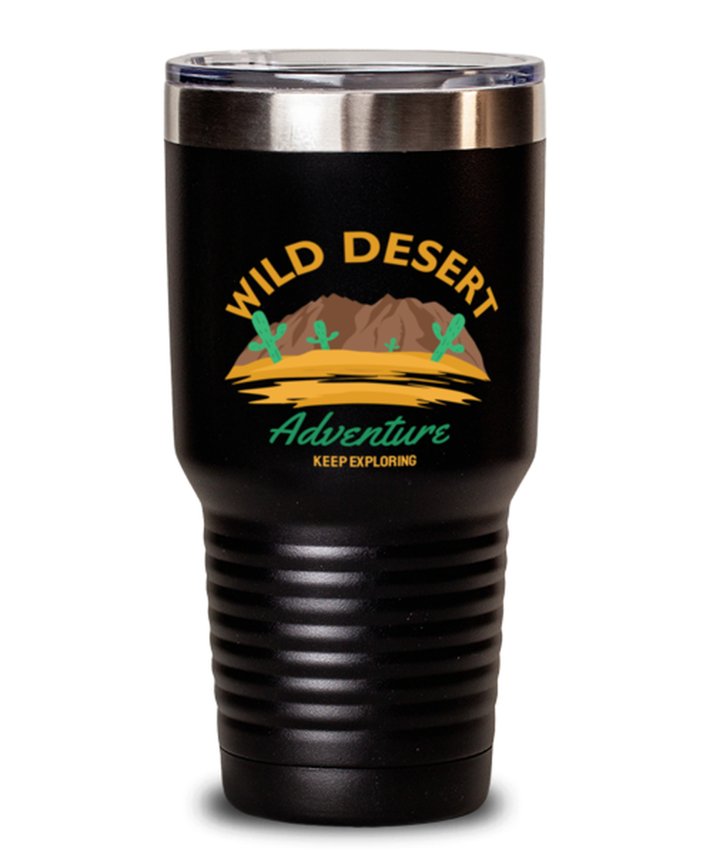 Wild Desert Adventure, black Tumbler 30oz. Model 60071