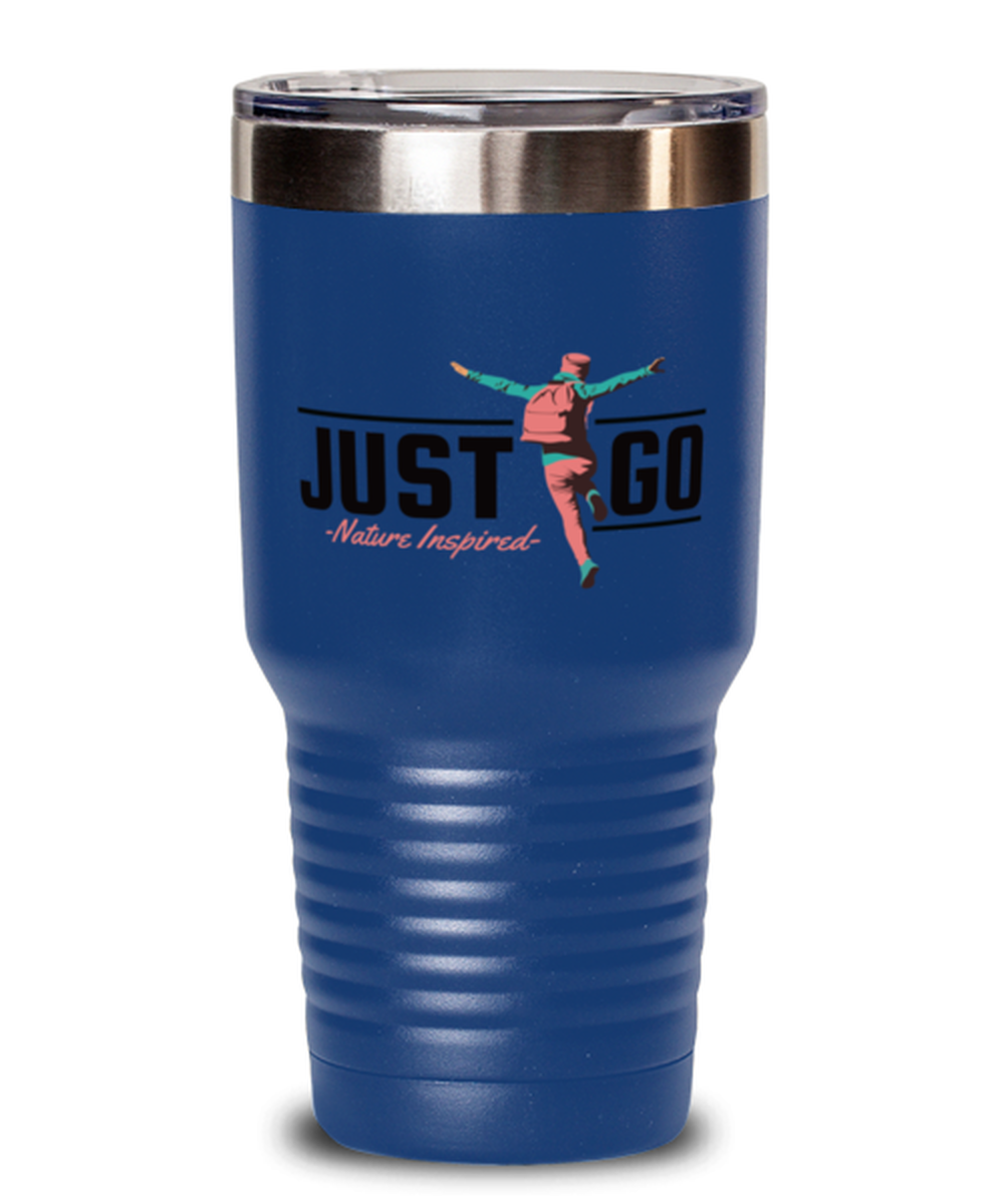 Just Go, blue Tumbler 30oz. Model 60071