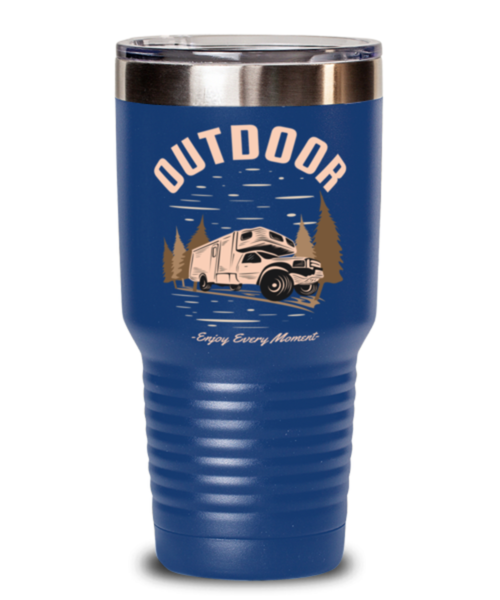 Outdoor Enjoy Every Moment, blue Tumbler 30oz. Model 60071