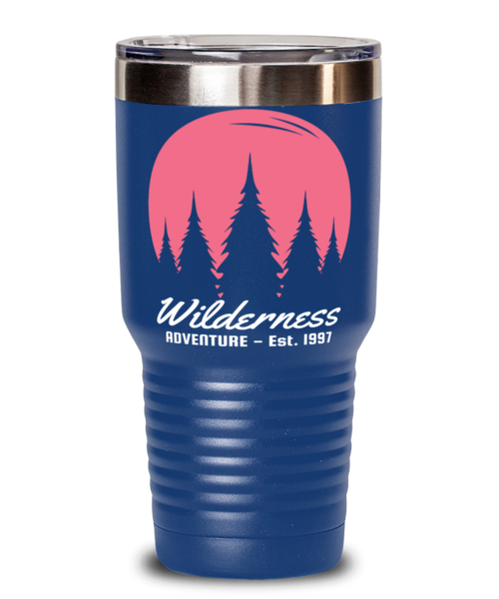 Wilderness Adventures, blue Tumbler 30oz. Model 60071