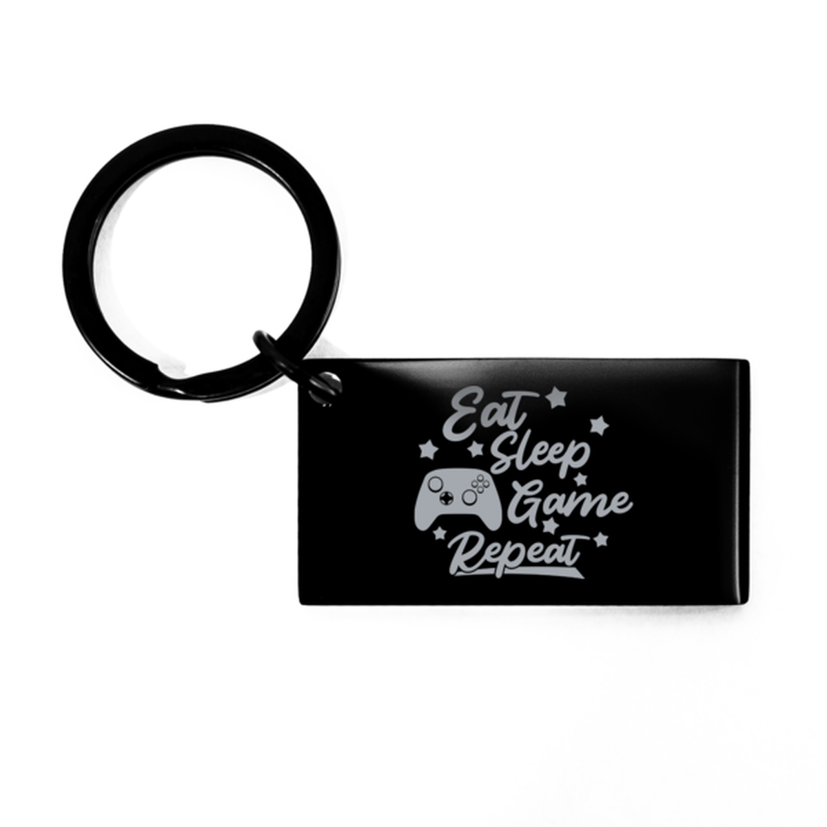 Eat-sleep-game-repeat , KeyChain. Model 60076