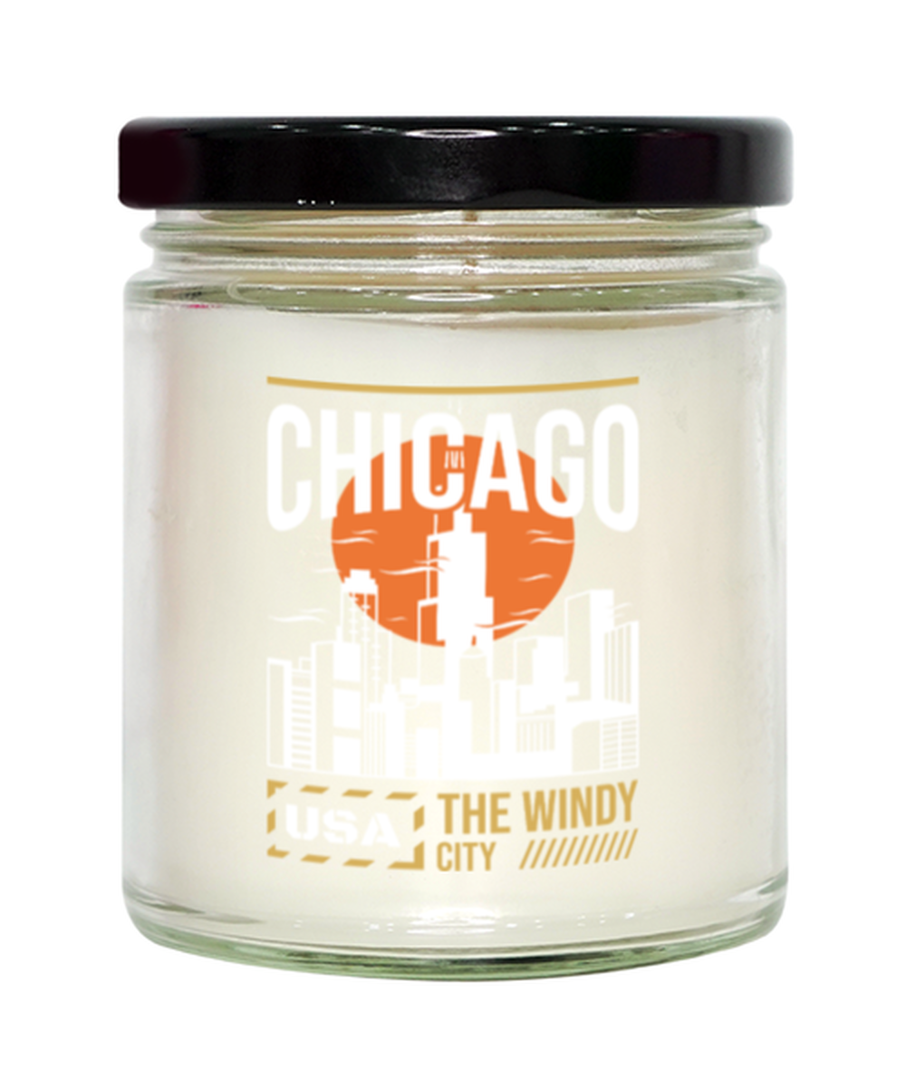 Chicago, Vanilla Candle. Model 60081