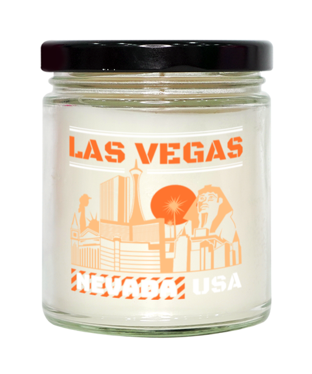 Las Vegas, Vanilla Candle. Model 60081