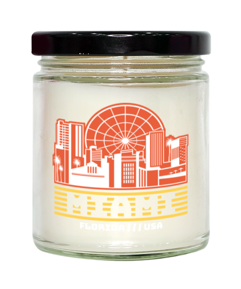 Miami, Vanilla Candle. Model 60081