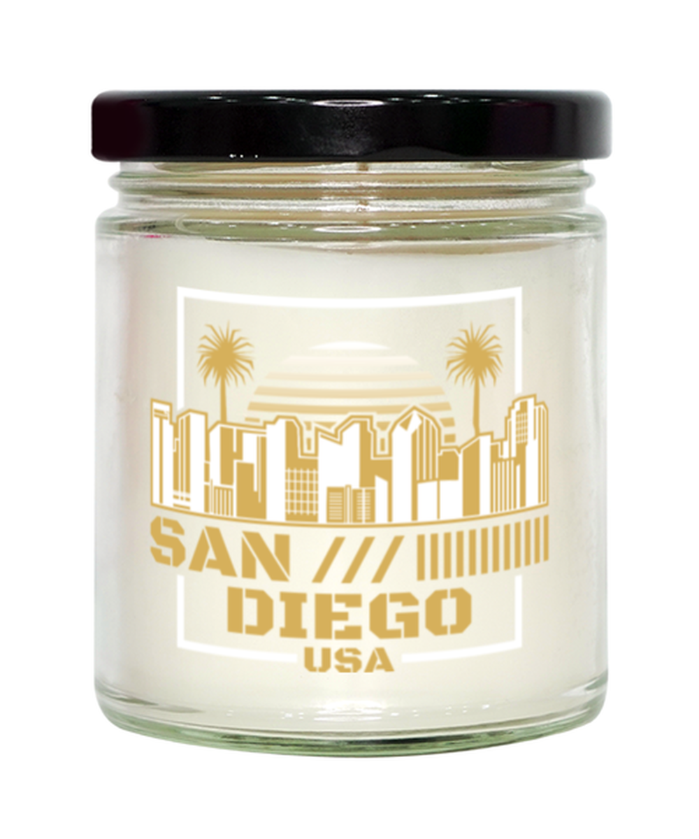 San Diego, Vanilla Candle. Model 60081