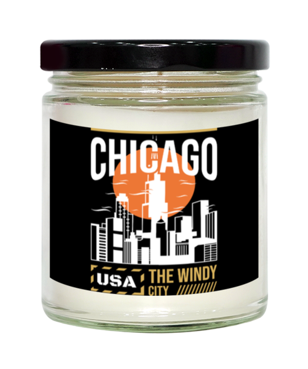 Chicago, Vanilla Candle. Model 60084