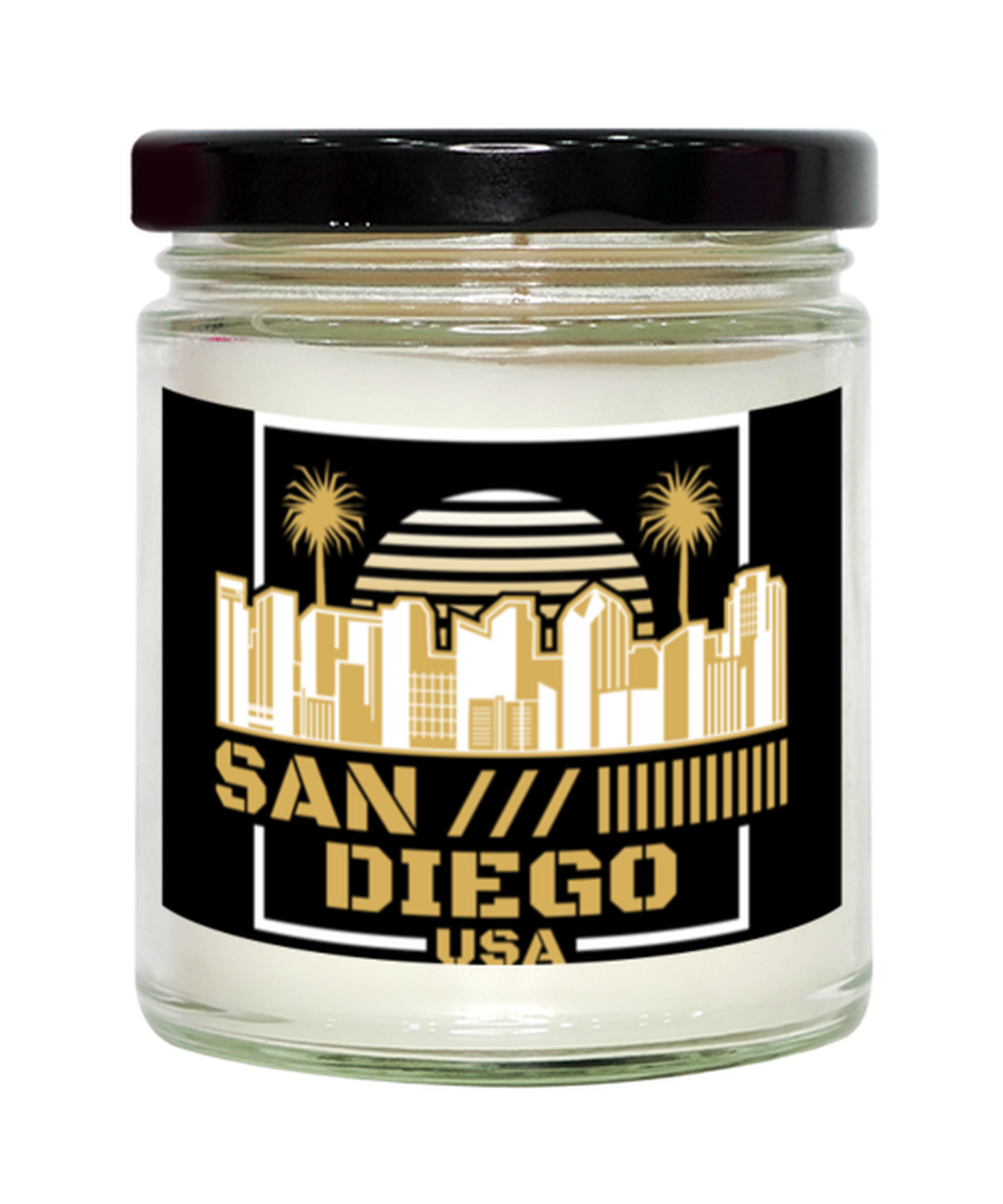 San Diego, Vanilla Candle. Model 60084