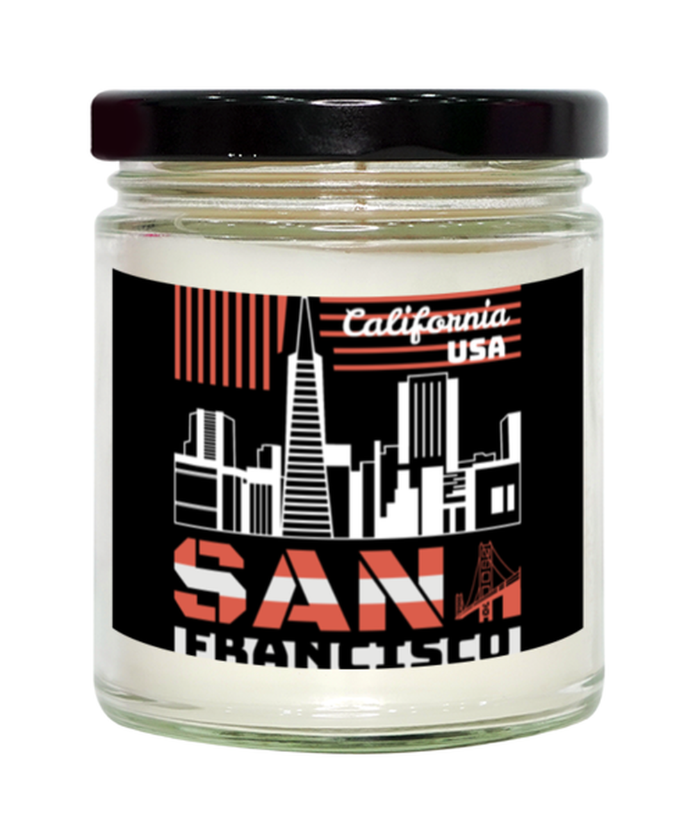 San Francisco, Vanilla Candle. Model 60084