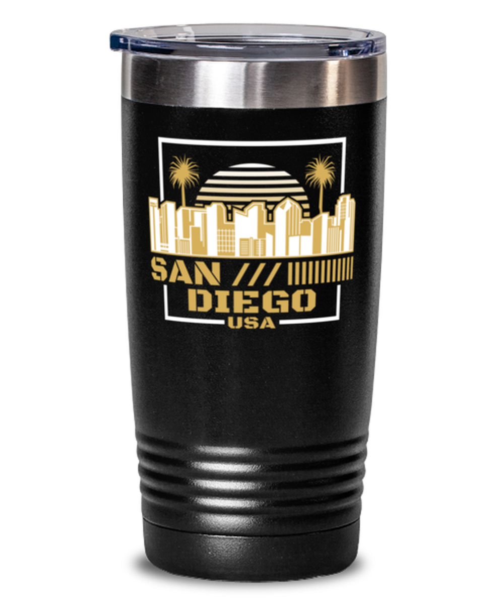 San Diego, black Tumbler 20oz. Model 60082