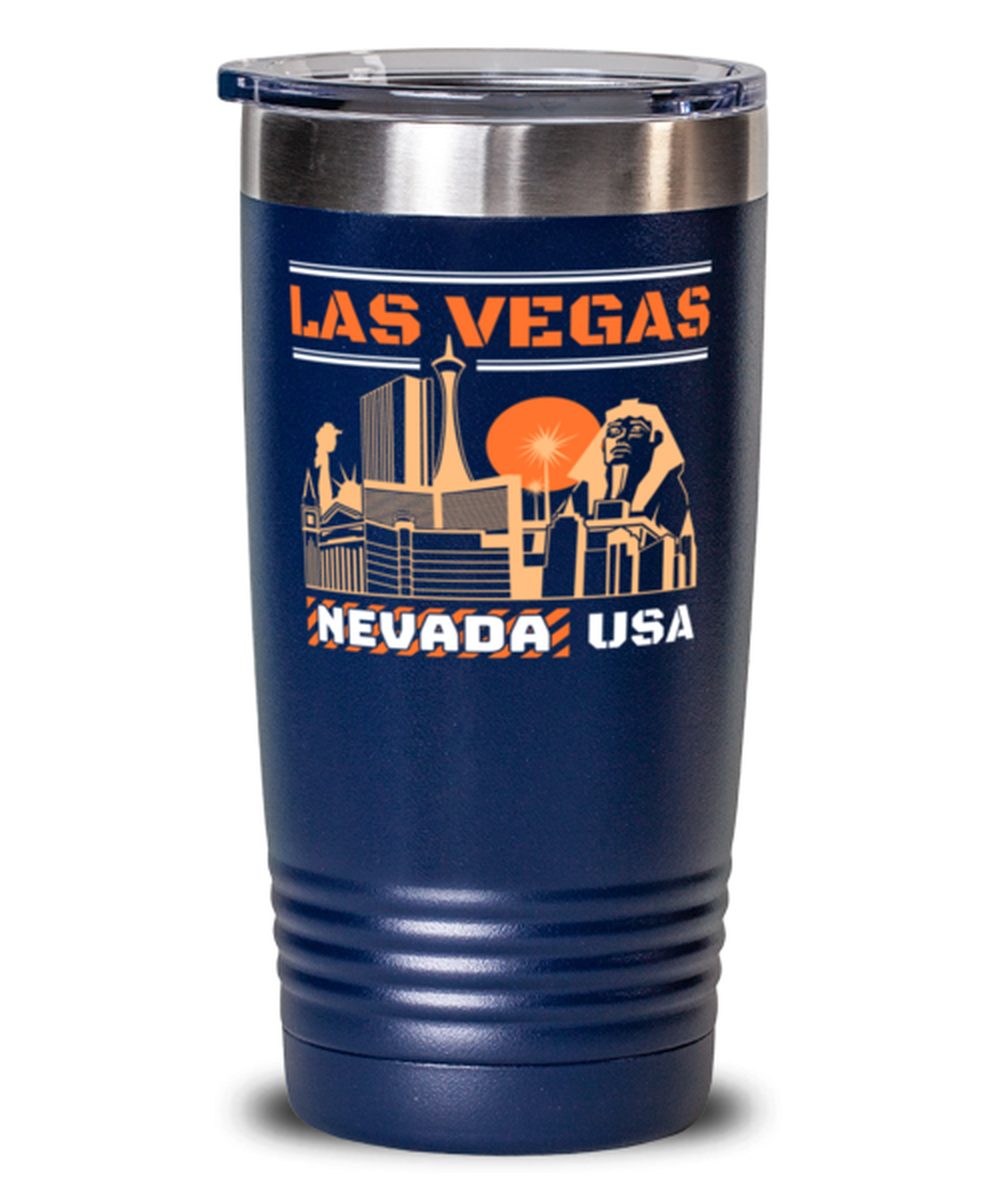 Las Vegas, blue Tumbler 20oz. Model 60082
