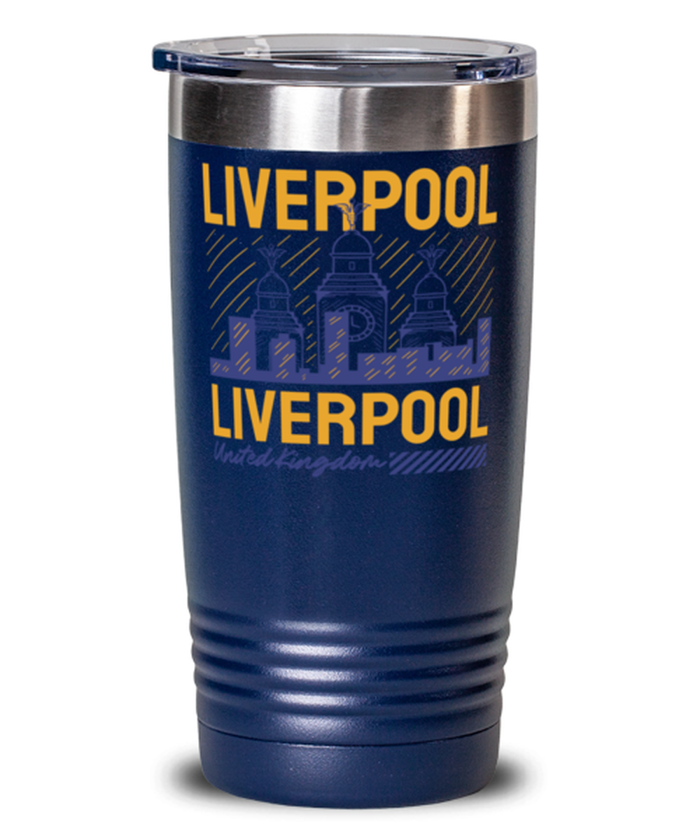 Liverpool, blue Tumbler 20oz. Model 60082