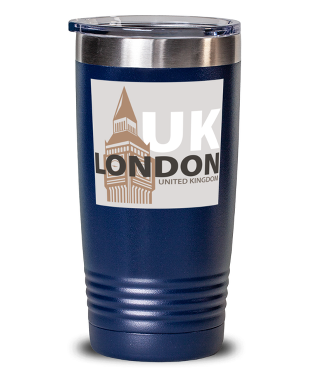London 2, blue Tumbler 20oz. Model 60082