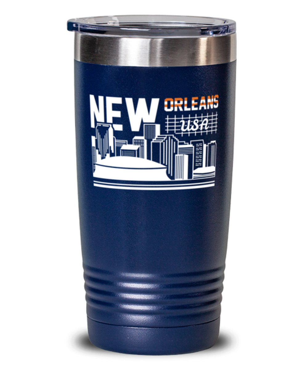 New Orleans, blue Tumbler 20oz. Model 60082