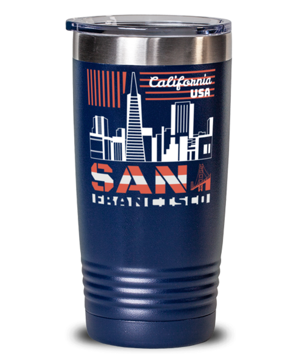 San Francisco, blue Tumbler 20oz. Model 60082