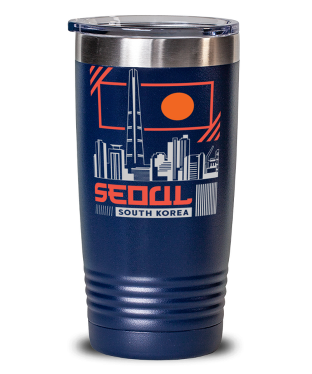 Seoul, blue Tumbler 20oz. Model 60082