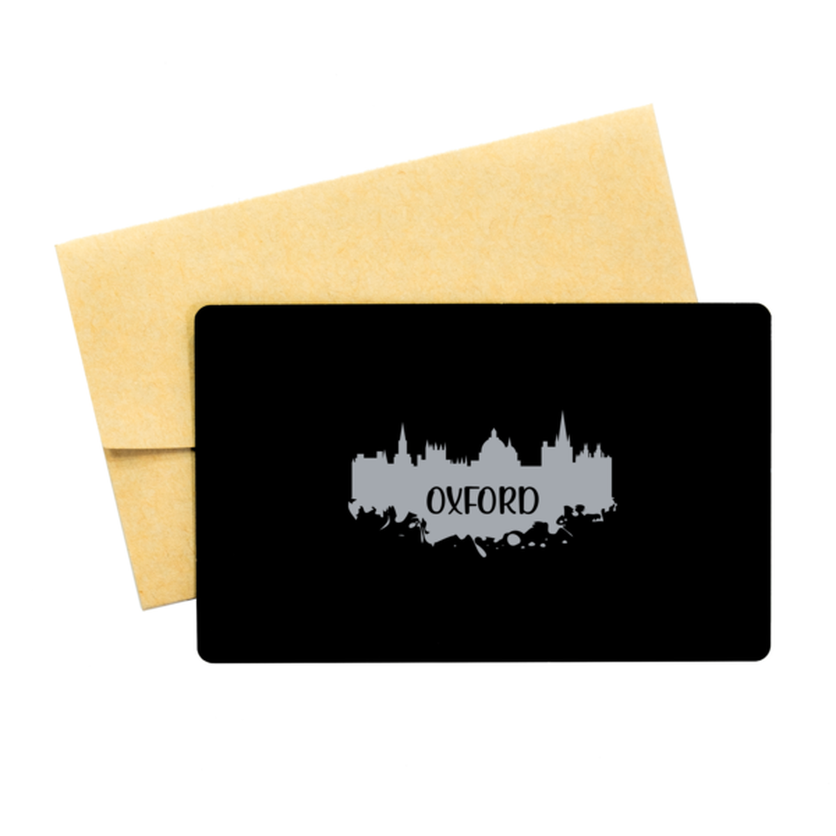 Oxford Skyline silhouette, Wallet Card . Model 60088