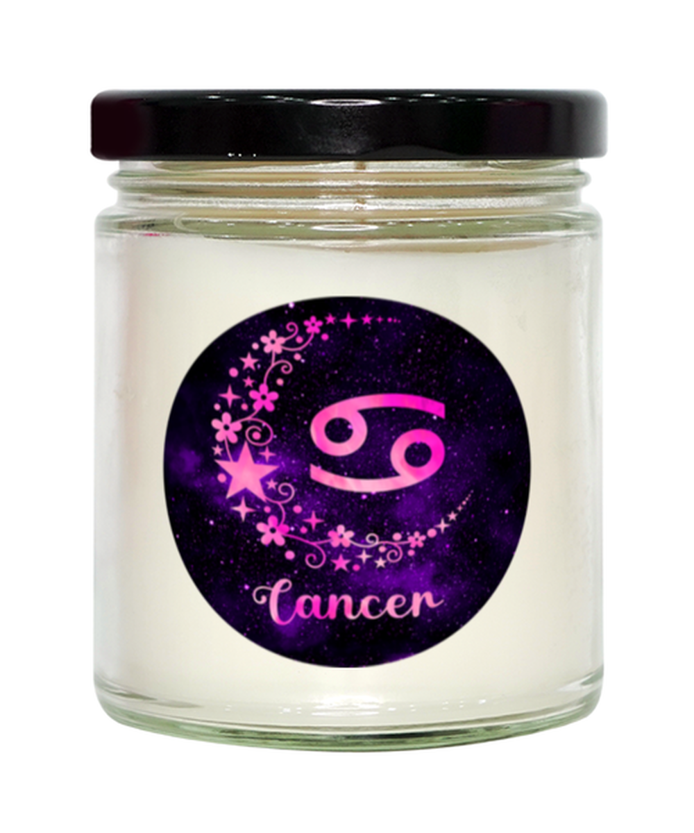 cancer Zodiac Sign Horoscope, Vanilla candle. Model 60085