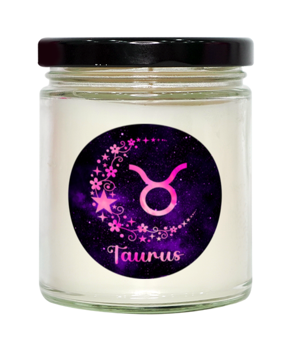 Taurus Zodiac Sign Horoscope, Vanilla candle. Model 60085