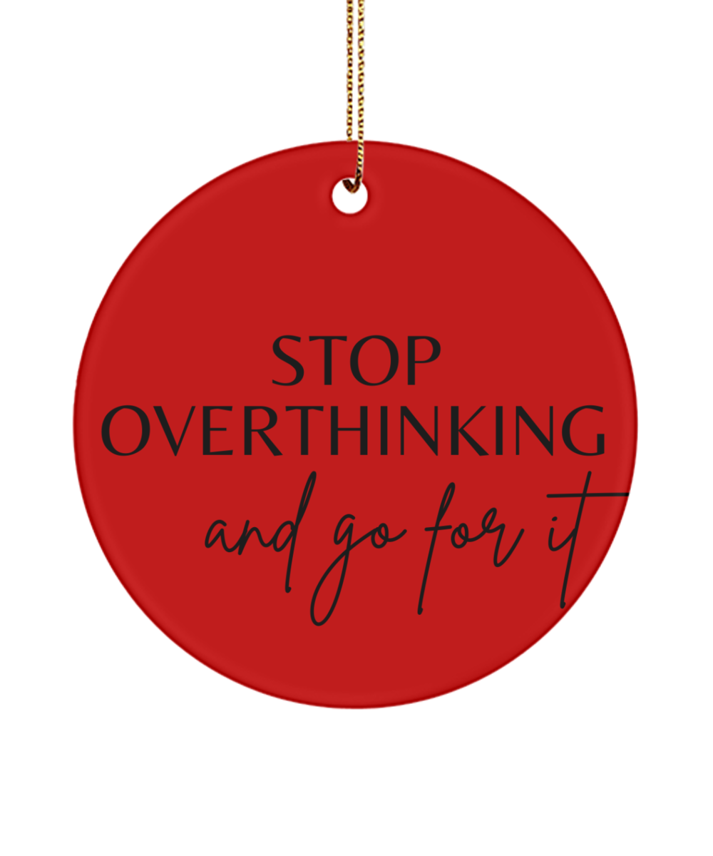 Uplift Your Spirit this Holiday Season, red, Motivational Inspirational Christmas Holiday Ornament. Model 60096