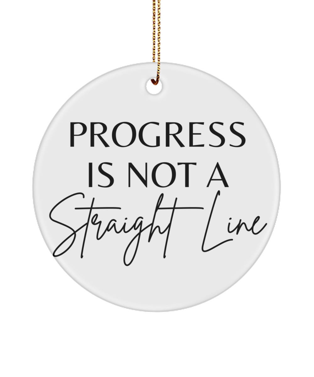 Inspirational Joy: Holiday Ornament, white, Motivational Inspirational Christmas Holiday Ornament. Model 60096