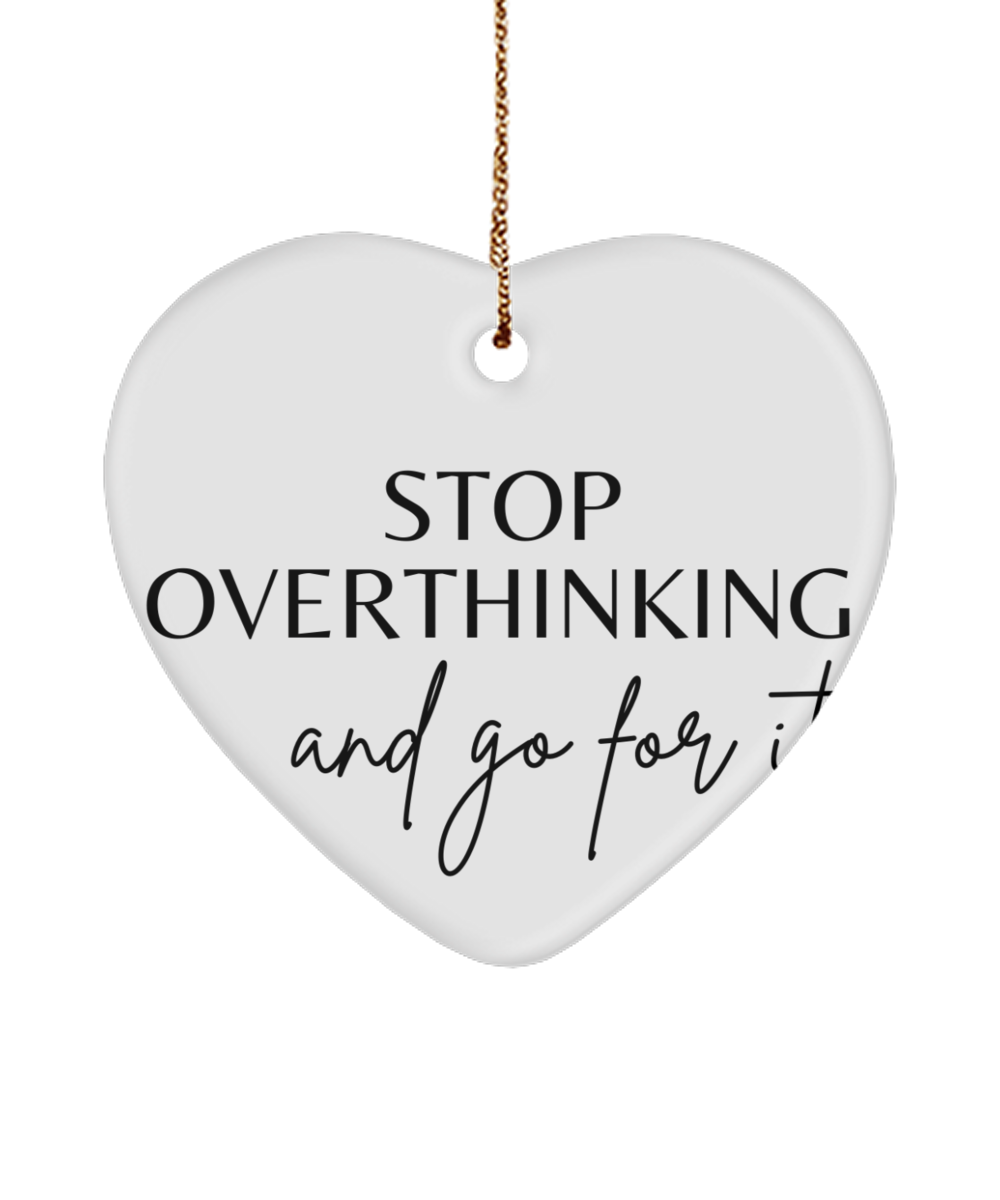 Uplift Your Spirit this Holiday Season, white, Motivational Christmas Holiday heart Shape Ornament. Model 60097