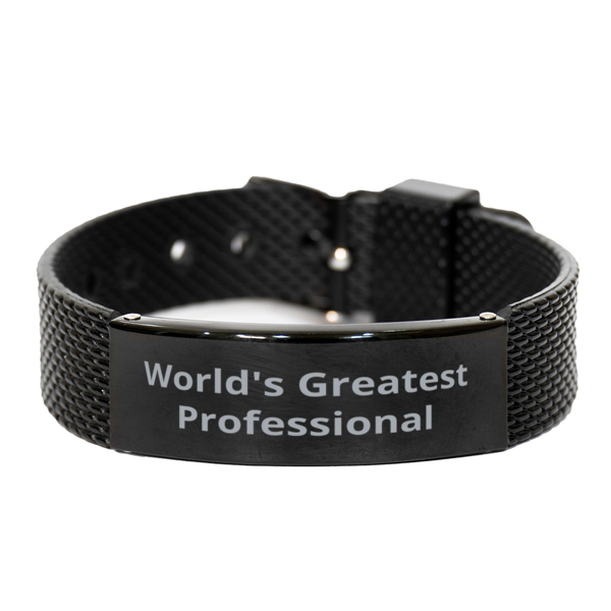 World Greatest Professional gamer, Black Shark Mesh Bracelet. Model 60099