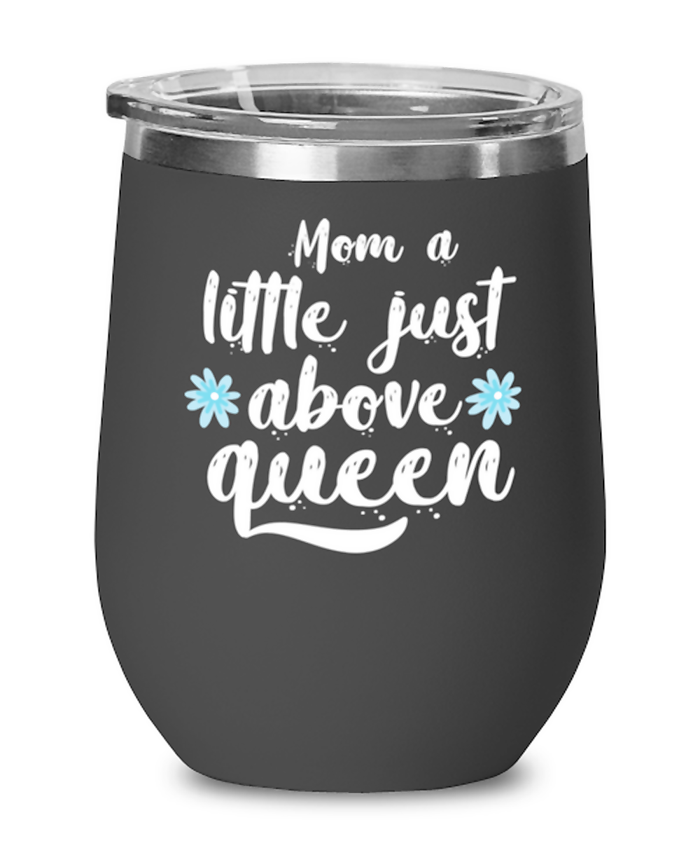 Mom a little just above queen1, black Wineglass. Model 60043
