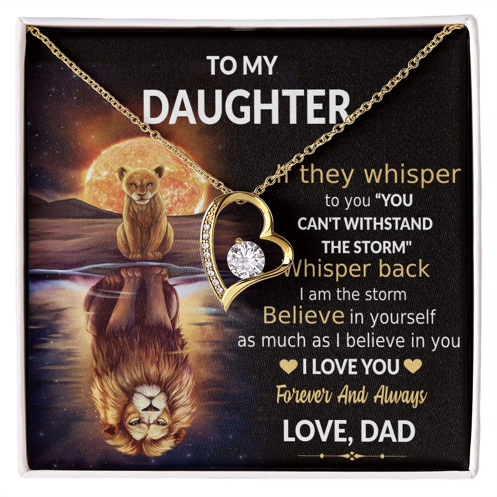 To my daughter - whisper back - model SH 64031-810