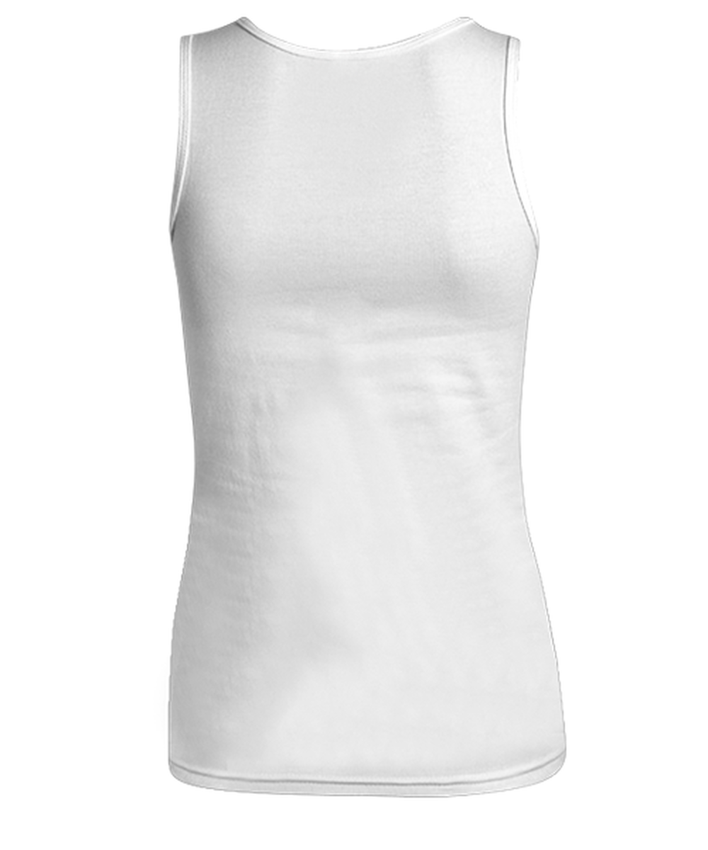 Yep still single, white Women's Tank Top. Model 60053